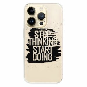 Odolné silikonové pouzdro iSaprio - Start Doing - black - iPhone 14 Pro obraz