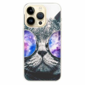 Odolné silikonové pouzdro iSaprio - Galaxy Cat - iPhone 14 Pro obraz