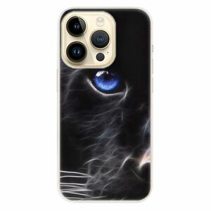Odolné silikonové pouzdro iSaprio - Black Puma - iPhone 14 Pro obraz
