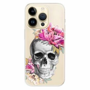 Odolné silikonové pouzdro iSaprio - Pretty Skull - iPhone 14 Pro obraz
