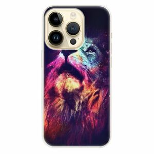 Odolné silikonové pouzdro iSaprio - Lion in Colors - iPhone 14 Pro obraz