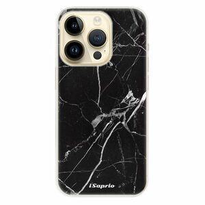 Odolné silikonové pouzdro iSaprio - Black Marble 18 - iPhone 14 Pro obraz