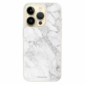 Odolné silikonové pouzdro iSaprio - SilverMarble 14 - iPhone 14 Pro obraz