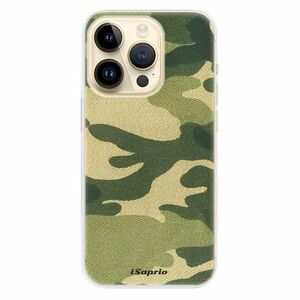 Odolné silikonové pouzdro iSaprio - Green Camuflage 01 - iPhone 14 Pro obraz
