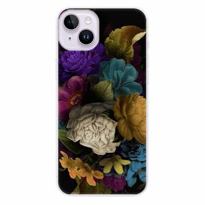 Odolné silikonové pouzdro iSaprio - Dark Flowers - iPhone 14 Plus obraz
