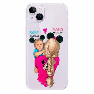 Odolné silikonové pouzdro iSaprio - Mama Mouse Blonde and Boy - iPhone 14 Plus obraz