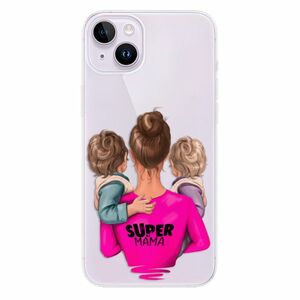 Odolné silikonové pouzdro iSaprio - Super Mama - Two Boys - iPhone 14 Plus obraz