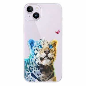 Odolné silikonové pouzdro iSaprio - Leopard With Butterfly - iPhone 14 Plus obraz