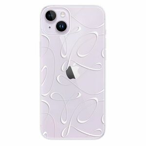 Odolné silikonové pouzdro iSaprio - Fancy - white - iPhone 14 Plus obraz