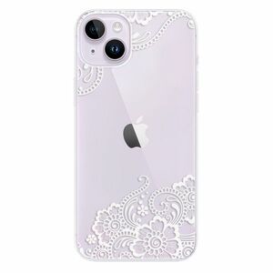 Odolné silikonové pouzdro iSaprio - White Lace 02 - iPhone 14 Plus obraz