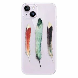 Odolné silikonové pouzdro iSaprio - Three Feathers - iPhone 14 Plus obraz