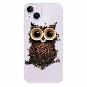 Odolné silikonové pouzdro iSaprio - Owl And Coffee - iPhone 14 Plus obraz