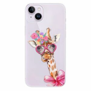 Odolné silikonové pouzdro iSaprio - Lady Giraffe - iPhone 14 Plus obraz