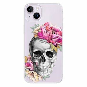 Odolné silikonové pouzdro iSaprio - Pretty Skull - iPhone 14 Plus obraz