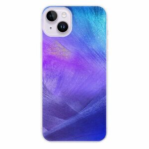 Odolné silikonové pouzdro iSaprio - Purple Feathers - iPhone 14 Plus obraz