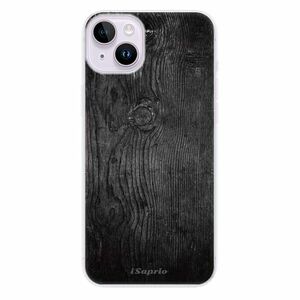 Odolné silikonové pouzdro iSaprio - Black Wood 13 - iPhone 14 Plus obraz