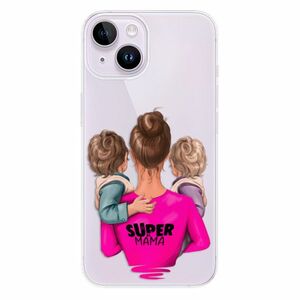 Odolné silikonové pouzdro iSaprio - Super Mama - Two Boys - iPhone 14 obraz