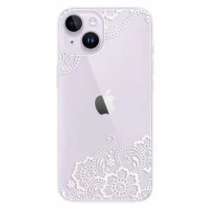 Odolné silikonové pouzdro iSaprio - White Lace 02 - iPhone 14 obraz