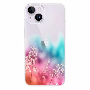 Odolné silikonové pouzdro iSaprio - Rainbow Grass - iPhone 14 obraz