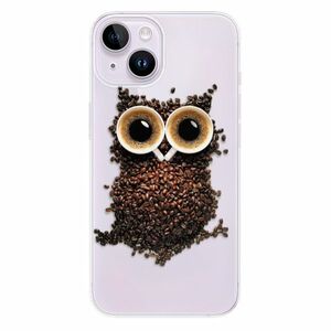 Odolné silikonové pouzdro iSaprio - Owl And Coffee - iPhone 14 obraz