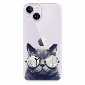 Odolné silikonové pouzdro iSaprio - Crazy Cat 01 - iPhone 14 obraz