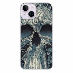 Odolné silikonové pouzdro iSaprio - Abstract Skull - iPhone 14 obraz