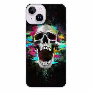 Odolné silikonové pouzdro iSaprio - Skull in Colors - iPhone 14 obraz