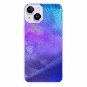 Odolné silikonové pouzdro iSaprio - Purple Feathers - iPhone 14 obraz