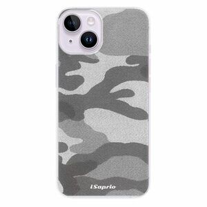 Odolné silikonové pouzdro iSaprio - Gray Camuflage 02 - iPhone 14 obraz