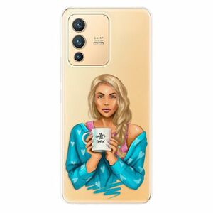 Odolné silikonové pouzdro iSaprio - Coffe Now - Blond - Vivo V23 5G obraz