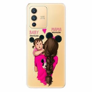 Odolné silikonové pouzdro iSaprio - Mama Mouse Brunette and Girl - Vivo V23 5G obraz