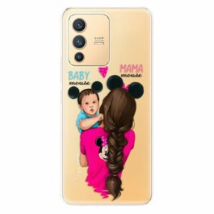 Odolné silikonové pouzdro iSaprio - Mama Mouse Brunette and Boy - Vivo V23 5G obraz
