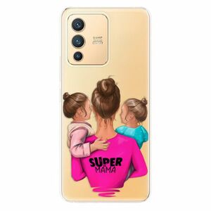 Odolné silikonové pouzdro iSaprio - Super Mama - Two Girls - Vivo V23 5G obraz
