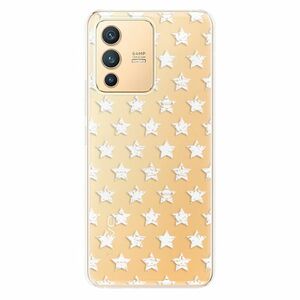 Odolné silikonové pouzdro iSaprio - Stars Pattern - white - Vivo V23 5G obraz