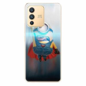 Odolné silikonové pouzdro iSaprio - Mimons Superman 02 - Vivo V23 5G obraz