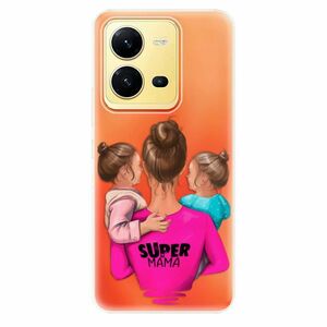 Odolné silikonové pouzdro iSaprio - Super Mama - Two Girls - Vivo X80 Lite 5G obraz