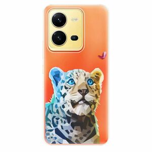 Odolné silikonové pouzdro iSaprio - Leopard With Butterfly - Vivo X80 Lite 5G obraz