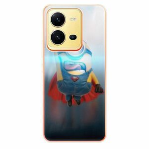 Odolné silikonové pouzdro iSaprio - Mimons Superman 02 - Vivo X80 Lite 5G obraz