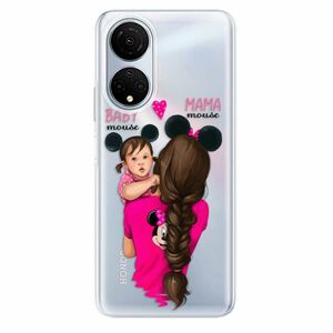 Odolné silikonové pouzdro iSaprio - Mama Mouse Brunette and Girl - Honor X7 obraz