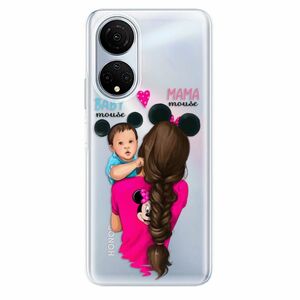 Odolné silikonové pouzdro iSaprio - Mama Mouse Brunette and Boy - Honor X7 obraz