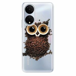 Odolné silikonové pouzdro iSaprio - Owl And Coffee - Honor X7 obraz