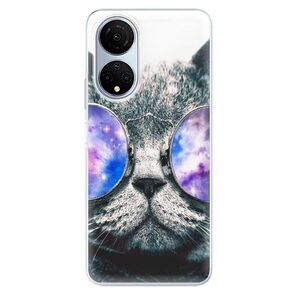 Odolné silikonové pouzdro iSaprio - Galaxy Cat - Honor X7 obraz