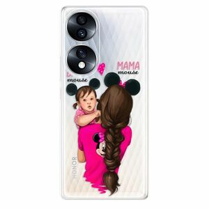 Odolné silikonové pouzdro iSaprio - Mama Mouse Brunette and Girl - Honor 70 obraz