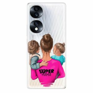 Odolné silikonové pouzdro iSaprio - Super Mama - Boy and Girl - Honor 70 obraz