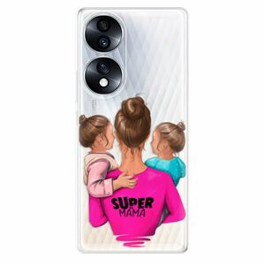Odolné silikonové pouzdro iSaprio - Super Mama - Two Girls - Honor 70 obraz