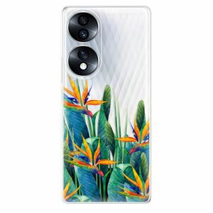 Odolné silikonové pouzdro iSaprio - Exotic Flowers - Honor 70 obraz