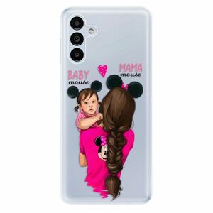 Odolné silikonové pouzdro iSaprio - Mama Mouse Brunette and Girl - Samsung Galaxy A13 5G obraz