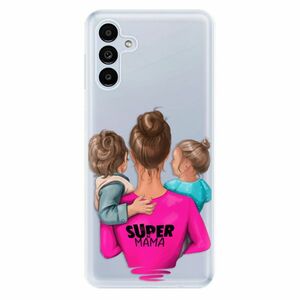 Odolné silikonové pouzdro iSaprio - Super Mama - Boy and Girl - Samsung Galaxy A13 5G obraz
