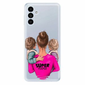 Odolné silikonové pouzdro iSaprio - Super Mama - Two Boys - Samsung Galaxy A13 5G obraz