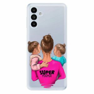 Odolné silikonové pouzdro iSaprio - Super Mama - Two Girls - Samsung Galaxy A13 5G obraz